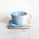 [TEA SET] -3 COLOR- CUP & SAUCER, SPOON | OTANI WARE | ONISHI TOKI