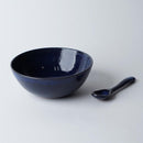 [FREE BOWL & SPOON SET] -INDIGO- FREE BOWL (S), SPOON | OTANI WARE | ONISHI TOKI