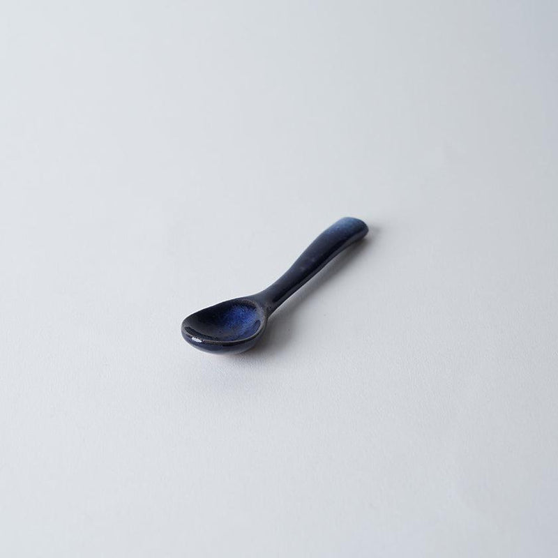 [免費碗和勺子套]  -  indigo-免費碗，湯匙| Otani Ware | Onishi Toki