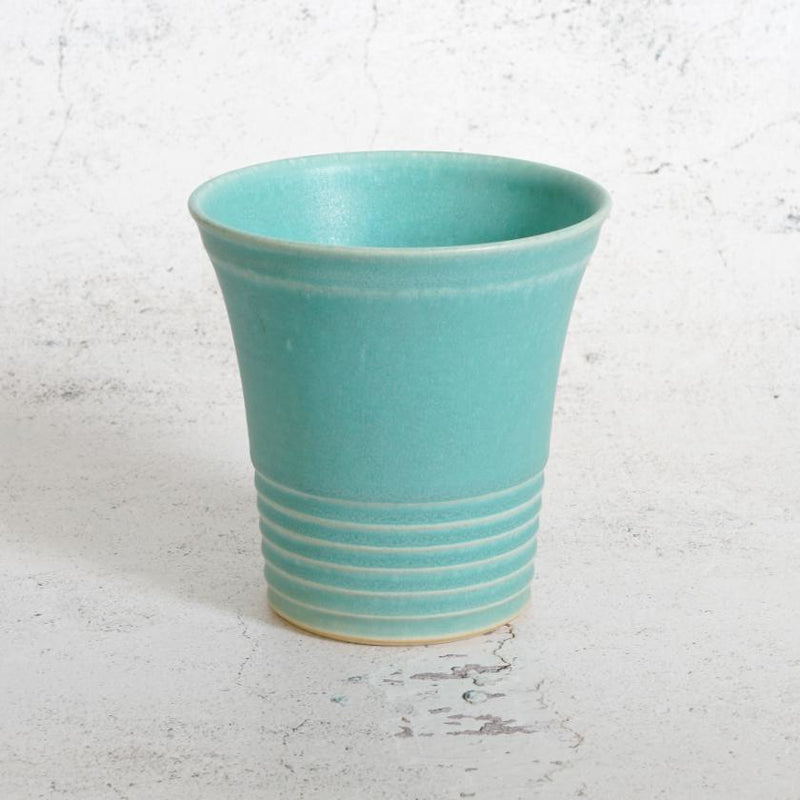 [무료 컵] 청록색 청록색 | 오타니 야키 타무라 1784 | 오타니 도자기