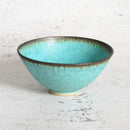 [RICE BOWL] TURQUOISE BLUE | OTANI WARE | OTANIYAKI TAMURA 1790