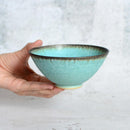 [RICE BOWL] TURQUOISE BLUE | OTANI WARE | OTANIYAKI TAMURA 1790