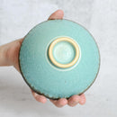 [RICE BOWL] TURQUOISE BLUE | OTANI WARE | OTANIYAKI TAMURA 1790
