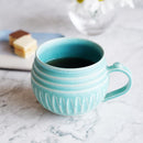 [MUG 2 PIECES SET] TURQUOISE BLUE & LAPIS GLAZE | OTANI WARE | OTANIYAKI TAMURA 1795