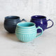 [찻잔 3 개 세트] 청록색 블루 & LAPIS GLAZE & 인디고 매트 | 오타니 야키 타무라 1784 | 오타니 도자기