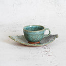 [DEMITASSE CUP & SAUCER] HEKIRYOKU KARATSU | UMEZATO GAMA | OTANI WARE