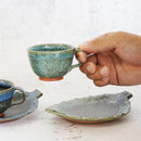 [DEMITASSE CUP & SAUCER] HEKIRYOKU KARATSU | UMEZATO GAMA | OTANI WARE