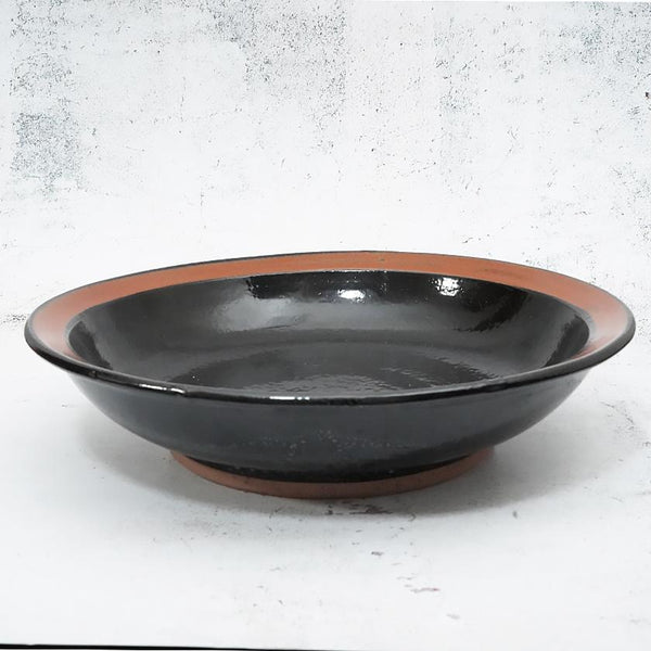 [그릇] 블랙 (레드 림) | 모리 토키 | 오타니 도자기