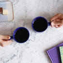 [MUG 2 PIECES SET] INDIGO | MORI TOKI | OTANI WARE