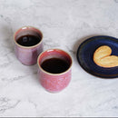 OTANI-WARE COUPLE'S JAPANESE TEA CUP SET - CINNABAR | YOSHIMI GAMA