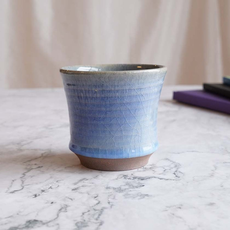 [杯]藍色釉| Yoshimi Gama | Otani Ware.