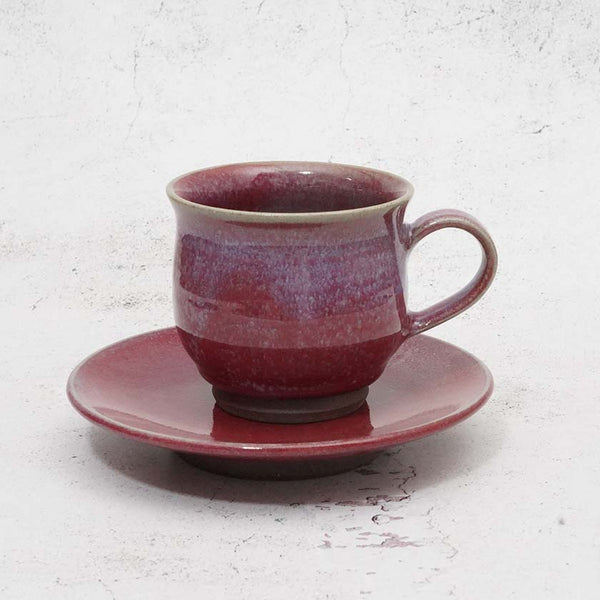 [커피 컵 & 접시] Cinnabar | 요시미 가마 | 오타니 도자기