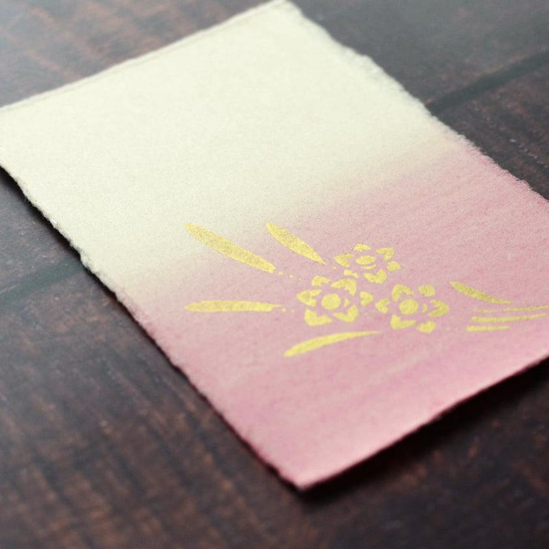 [明信片]水仙粉紅色（1件）| karagen | karakami.
