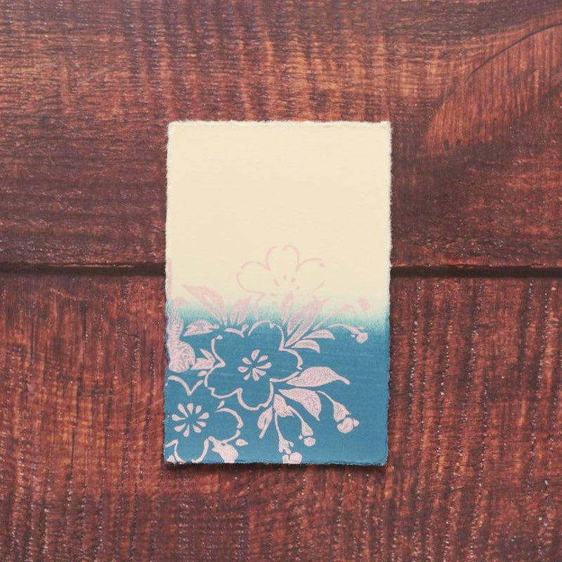 [엽서] 벚꽃의 블루 (1piece) | 카라겐 | 카라 카미