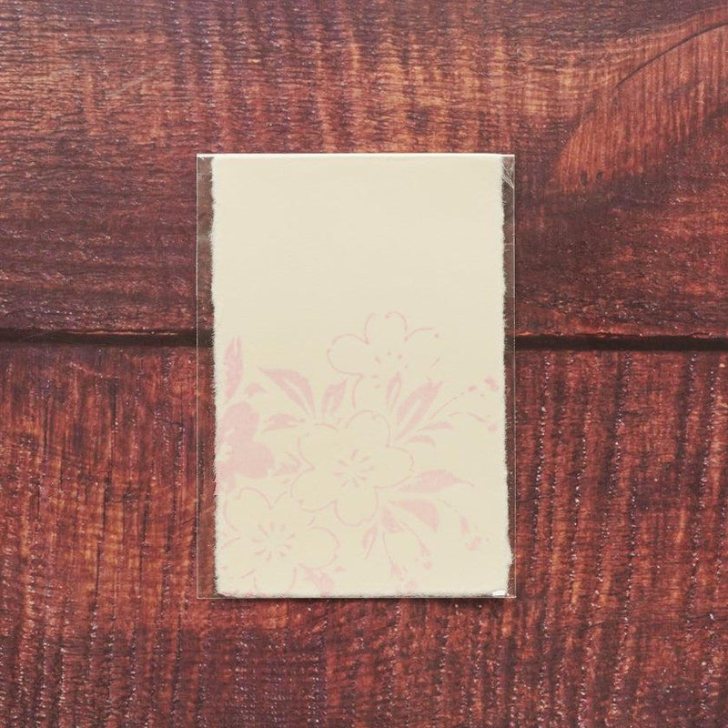 [엽서] 벚꽃의 화이트 (3pieces) | 카라겐 | 카라 카미