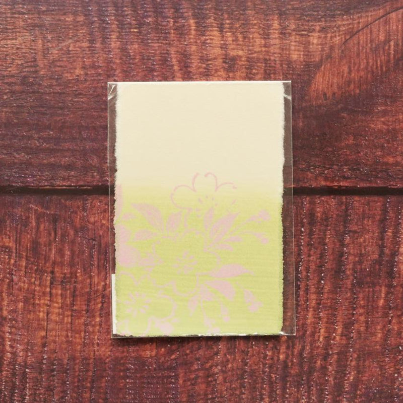 [엽서] 벚꽃 녹색 (3pieces) | 카라겐 | 카라 카미