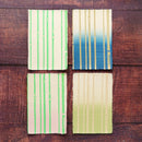 [POST CARDS] BAMBOO 4 COLOR SET (WHITE, BLUE, PINK, GREEN) | KARAGEN | KARAKAMI