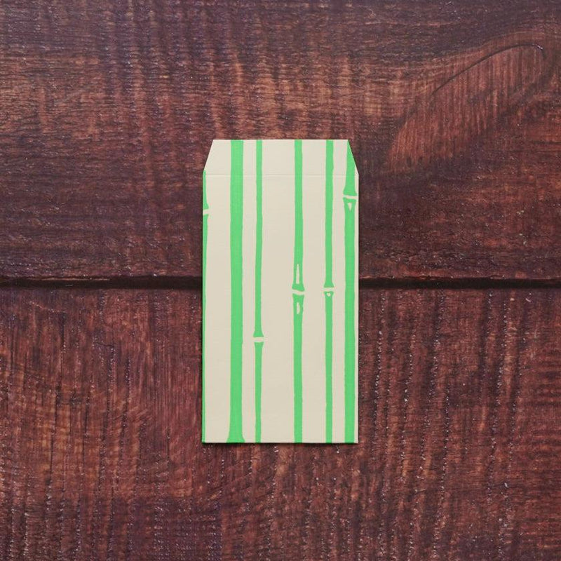 [편지지] 쁘띠 가방 대나무 녹색 (2 개) | 카라겐 | 카라 카미