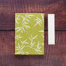 [STATIONERY] RED STAMP BOOK BAMBOO GRASS GREEN | KARAGEN | KARAKAMI
