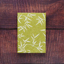 [STATIONERY] RED STAMP BOOK BAMBOO GRASS GREEN | KARAGEN | KARAKAMI