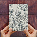 [STATIONERY] RED STAMP BOOK PINE TREE WHITE | KARAGEN | KARAKAMI