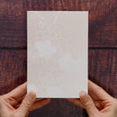 [STATIONERY] RED STAMP BOOK PLUM WHITE | KARAGEN | KARAKAMI