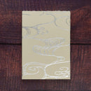 [STATIONERY] RED STAMP BOOK (JAPANESE BINDING NOTEBOOK) PURE SILVER LEAF STAMPING | KARAGEN | KARAKAMI