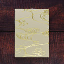 [STATIONERY] RED STAMP BOOK (JAPANESE BINDING NOTEBOOK) PURE GOLD LEAF STAMPING | KARAGEN | KARAKAMI