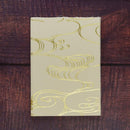 [STATIONERY] RED STAMP BOOK (JAPANESE BINDING NOTEBOOK) PURE GOLD LEAF STAMPING | KARAGEN | KARAKAMI