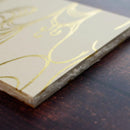 [STATIONERY] RED STAMP BOOK (JAPANESE BINDING NOTEBOOK) PURE GOLD LEAF STAMPING | KARAGEN | KARAKAMI