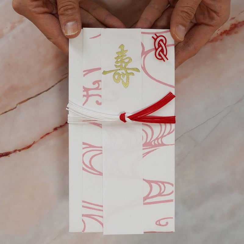 [เครื่องเขียน] ถุงของขวัญน้ำสีชมพู | Karagen | Karakami