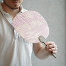 [HAND FAN] UCHIWA CLOUD PINK (L) | KARAGEN | KARAKAMI