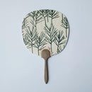 [HAND FAN] UCHIWA PINE TREE WHITE (L) | KARAGEN | KARAKAMI