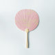 [Hand Fan] Uchiwa Cloud Pink (S) | Karagen | ชาวกะเหรี่ยง