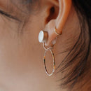 [EARRINGS] WHITE PORCELAIN SILVER | IMARI-ARITA WARES | 6.KILN