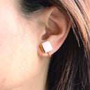 [耳環]白色瓷器| Imari-Arita商品| 6.KILN