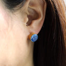 [PIERCED EARRINGS] BLUE BOUQUET | IMARI-ARITA WARES | 6.KILN