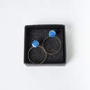 [PIERCED EARRINGS] BLUE BOUQUET | IMARI-ARITA WARES | 6.KILN