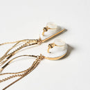 [EARRINGS] HALF-MOON | IMARI-ARITA WARES | 6.KILN