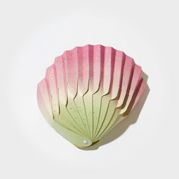[พับกระดาษ] กระดาษชามเปลือกหอย Sunago สีแดง | Yushima-Art | กระดาษตกแต่ง