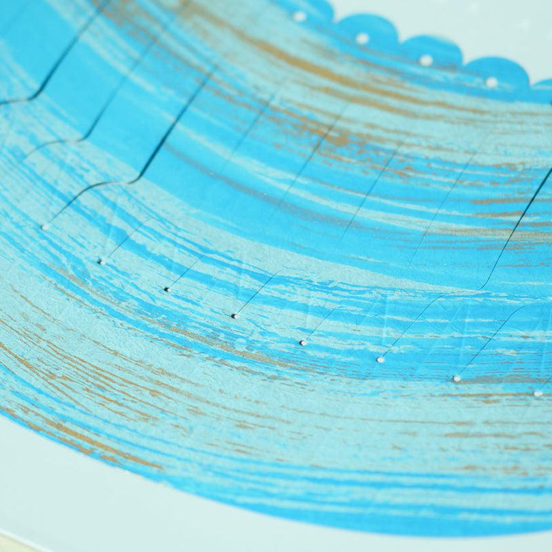 [Origami] กระดาษชามเปลือกหอยแปรงสีฟ้า | Yushima-Art | กระดาษตกแต่ง