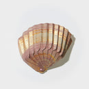 [ORIGAMI] PAPER SEASHELL BOWL BRUSH BROWN | YUSHIMA-ART | DECORATIVE PAPER