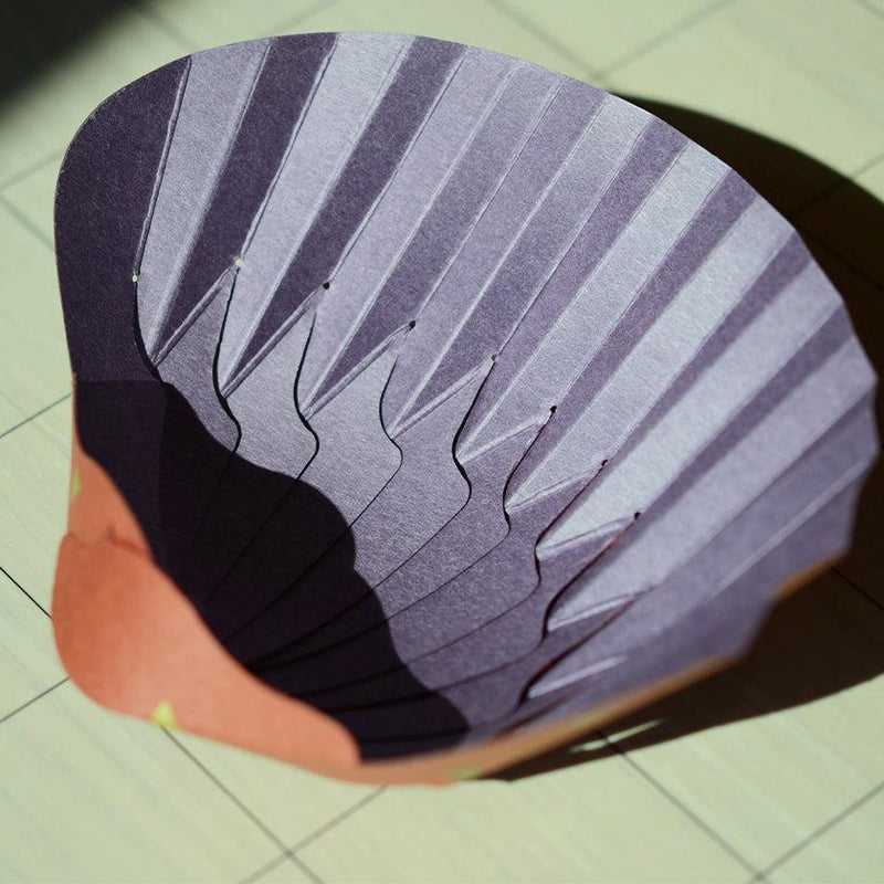 [摺紙]紙貝殼碗三角箔紅色| YUSHIMA-藝術|裝飾紙