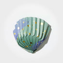 [ORIGAMI] PAPER SEASHELL BOWL BRUSH AND SQUARE PURPLE | YUSHIMA-ART | DECORATIVE PAPER