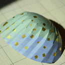 [ORIGAMI] PAPER SEASHELL BOWL BRUSH AND SQUARE PURPLE | YUSHIMA-ART | DECORATIVE PAPER