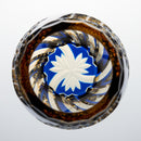 [VASE] FLOWER VASE KASANEIROME KUMIKO AND LATTICE | EDO KIRIKO | KAGAMI CRYSTAL