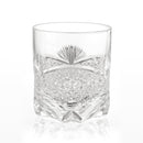 [ROCKS GLASS] WHISKEY GLASS BAMBOO LEAVES AND CHRYSANTHEMUM MESH | EDO KIRIKO | KAGAMI CRYSTAL