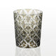 [Rocks Glass] WHISKEY GLASS CIRCLE MESH สีดำโดย Satoshi Nabetani Master of Crafts ดั้งเดิม | Edo Kiriko | คากามิคริสตัล