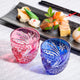 [SAKE CUP] PAIR OF SAKE CUPS SEIBO (STARRY SKY) | EDO KIRIKO | KAGAMI CRYSTAL