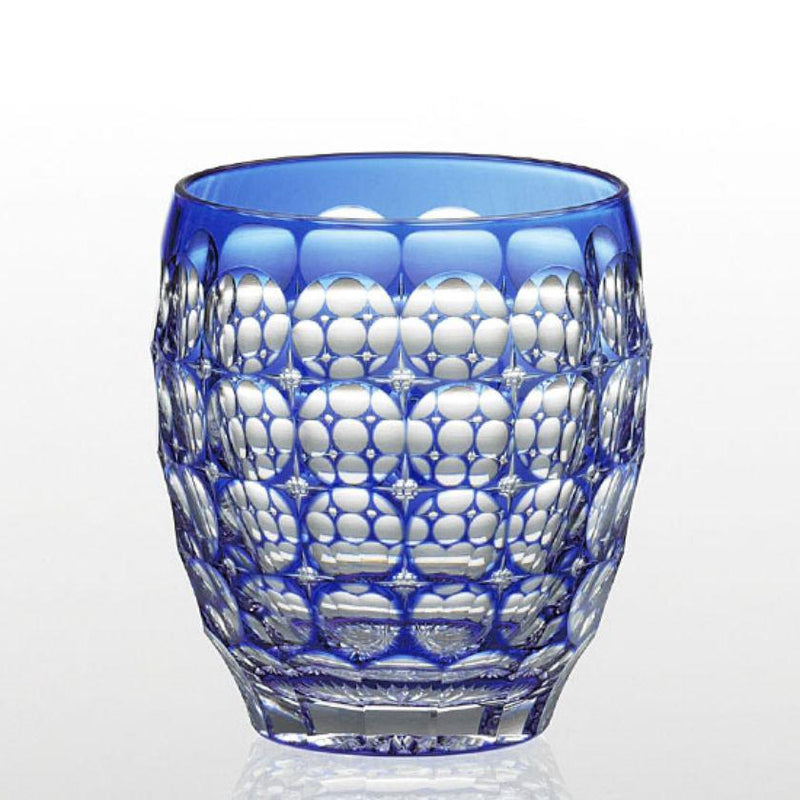 [Rocks Glass] Hydrangea แก้ววิสกี้โดย Satoshi Nabetani Master of Crafts ดั้งเดิม | คากามิคริสตัล | เอโดะตัดแก้ว
